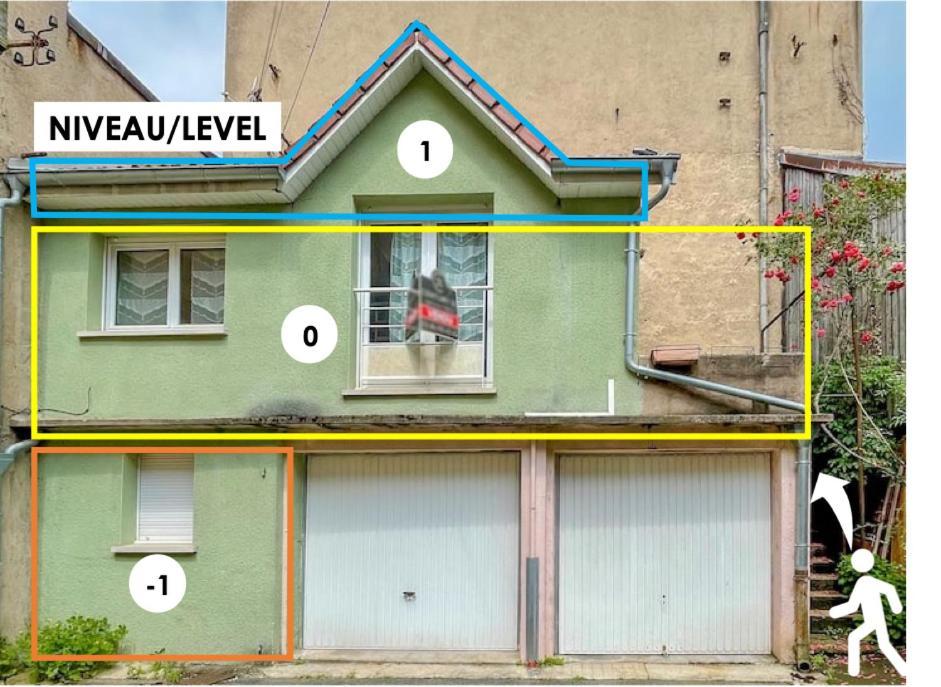 Maisonnette Le Faubourg - Centre Ville, Terrasse Et Netflix Belfort Ngoại thất bức ảnh